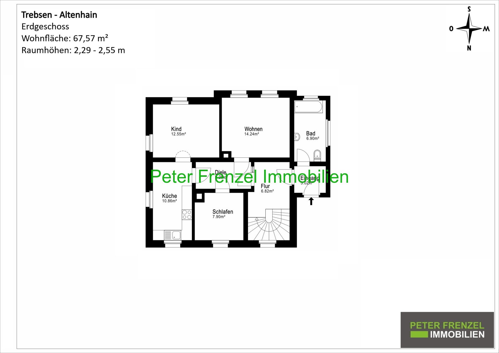 Zweifamilienhaus - mit Gartengrundstück und Nebengelass