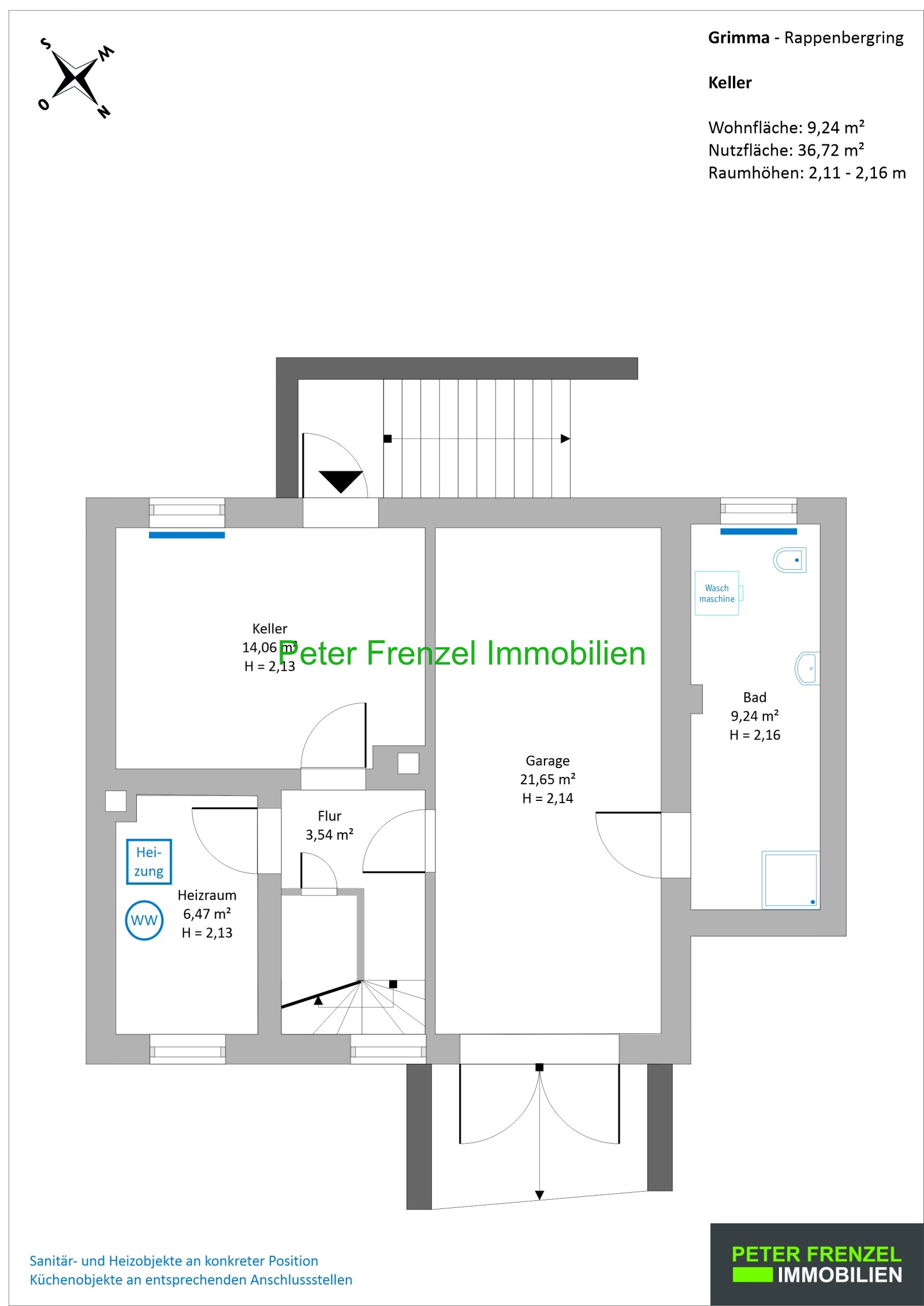 gepflegte Doppelhaushälfte auf großem Grundstück - Wohnsiedlung