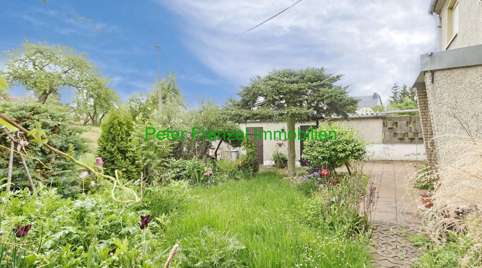 Am Ortsrand von Pöhsig - Blick in die Natur