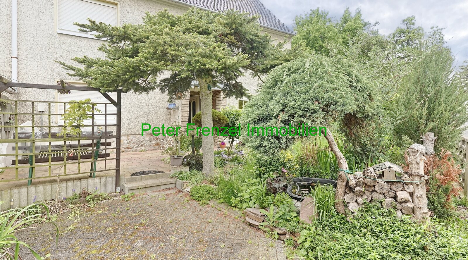 Am Ortsrand von Pöhsig - Blick in die Natur