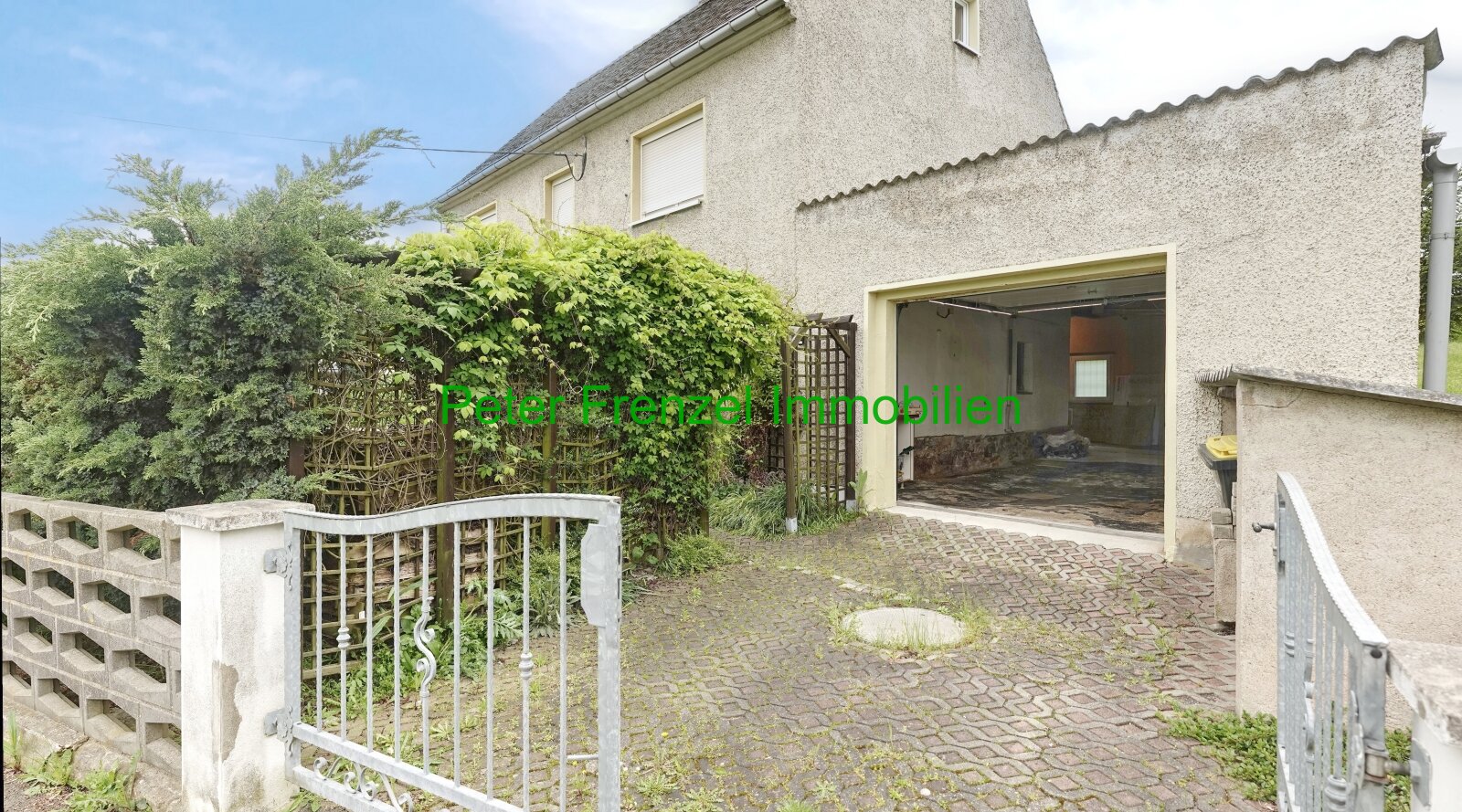 Am Ortsrand von Pöhsig - Blick in die Natur